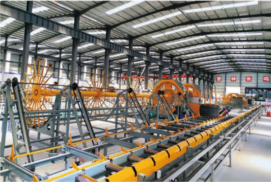 数控钢筋锯切四套丝焊笼流水线 GL-JQ450DSH2